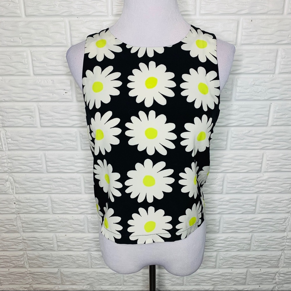 TOPSHOP Daisy Button Shell Tank Top